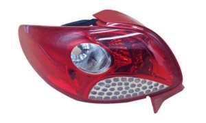 2009 PEUGEOT 207 TAIL LAMP SILVER