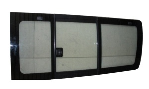 HIACE'05 Pitbull Track And Glass ( Back) Rear Sliding Frame