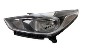 2017 HYUNDAI ACCENT HEAD LAMP BLACK