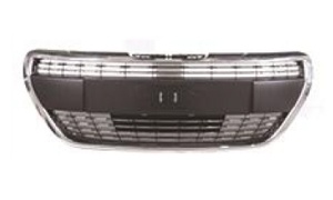 208 2016 Front Grille Complete CHROMED