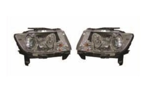 COMPASS 2011 HEAD LAMP(HALOGEN,W/PROJECTOR TYPE,W/BLK BEZEL 11-13)