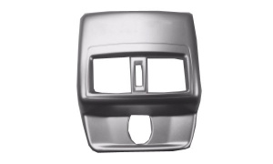 KOLEOS 2017 REAR OUTLET TRIM FRAME SILVER