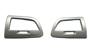 2017 RENAULT Koleos LEFT AND RIGHT AIR OUTLET TRIM FRAME SILVER