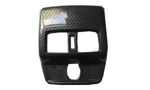 KOLEOS 2017 CARBON FIBER PATTERN INTEGRAL REAR OUTLET TRIM FRAME