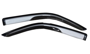 E26 URVAN/NV 350/RIDER 2017 DOOR VISOR WHITE/BLACK 2 COLOR