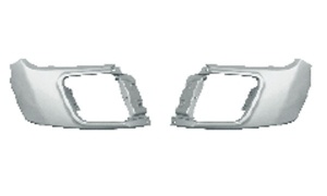 EVOQUE 2011 REAR  BUMPER EXHAUST TRIM SILVER