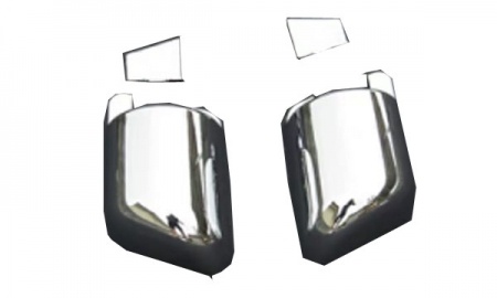 FOR ISUZU 700P  MIRROR BASE GARNISH CHROME