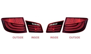 2010-2013 BMW 5 SERIES TAIL LAMP OLD MODEL