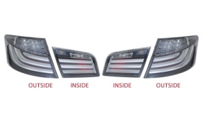 BMW 5 SERIES'10-'13 F10/F18 TAIL LAMP WHITE OLD MODEL MODIFIED