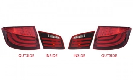 2010-2013 BMW 5 SERIESF10/F18 TAIL LAMP RED