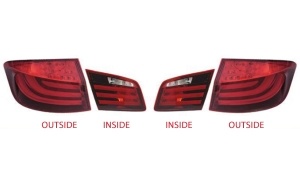 2010-2013 BMW 5 SERIESF10/F18 TAIL LAMP RED