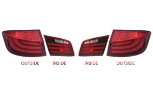 BMW 5 SERIES'10-'13 F10/F18 TAIL LAMP RED