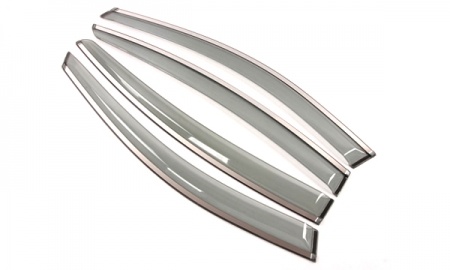 2013-2019 ATENZA WINDOW VISOR-STEEL BRIGHT LINE