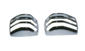 FORWARD TRUCK SIDE DOOR LAMP(SET)COVER  CHROME