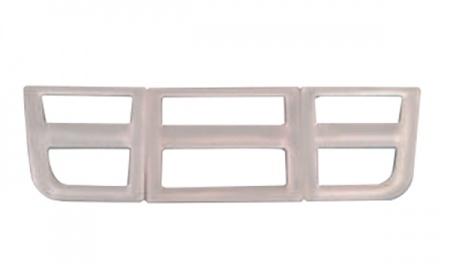 GIGA TRUCK GRILLE(WHITE/CHROME)