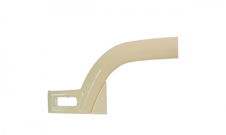 FORWARD TRUCK FENDER FLARES(WHITE/CHROME)