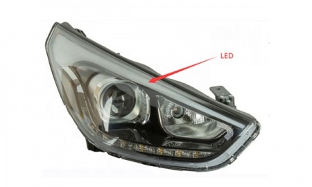 IX35 '13-'16 HEAD LAMP UP LED