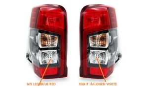 L200'20 TAIL LAMP HIGH CLASS LED LHD（LEFT BULB RED(LED)+RIGHT BULB（WHITE+halogen）