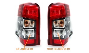 L200'20 TAIL LAMP  LHD（LEFT BULB RED(LED)+RIGHT BULB（WHITE+halogen）