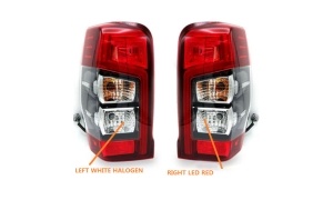 L200'20 TAIL LAMP RHD（LEFT BULB  ,（WHITE+halogen）+RIGHT BULB（RED+LED))
