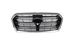 Ascent 2018 grille(oem,molding chrome,base glossy black)