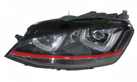 2017-2019 GOLF 7.5  HEAD LAMP RED