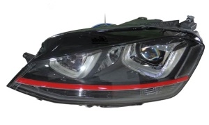 GOLF 7.5 2017-2019 HEAD LAMP RED