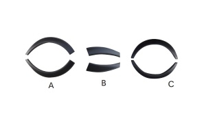 HIACE 2005-2014 FRONT AND REAR  WHEEL DECORATIVE COVER (EMBRYO)