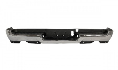   RAM 1500 2019-2022 w/ Dual Exhaust REAR BUMPER CHROME WITH/ 6 RADAR HOLES WITH/ EXHAUST HOLE