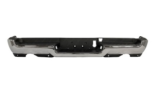 2019-2022  RAM 1500 w/ Dual Exhaust REAR BUMPER CHROME WITH/ 6 RADAR HOLES WITH/ EXHAUST HOLE