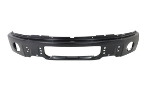 2009-2014  Ford F150  FRONT BUMPER BLACK WITH/ FOG LAMP HOLE