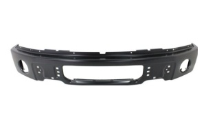 2009-2014  Ford F150  FRONT BUMPER BLACK WITH/ FOG LAMP HOLE