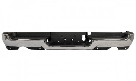 RAM 1500 2019-2022  w/ Dual Exhaust REAR BUMPER CHROME WITH/ 4 RADAR HOLES WITH/ EXHAUST HOLE