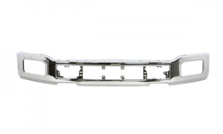 Ford F-150 2018-2020 FRONT BUMPER CHROME WITH/ FOG LAMP HOLE