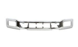  Ford F-150 2018-2020 FRONT BUMPER CHROME WITH/ FOG LAMP HOLE