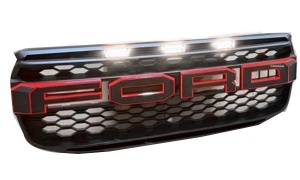 MODIFIED GRILLE RED WITH WHITE LED FOR XLS/XL