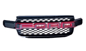 MODIFIED GRILLE  RED WITHOUT LED（RAPTOR TYPE) FOR WILDTRACK&XLT