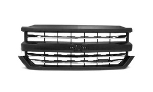 CHEVROLET 2016-2018 SILVERADO 1500 GRILLE BLACK