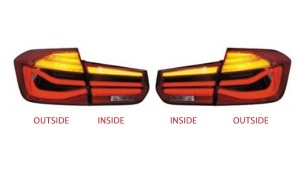 3 SERIES'16-'17  F30 LCI TAIL LAMP RED streamer