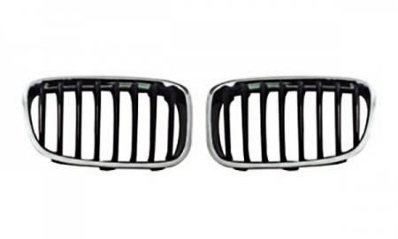 BMW 1 SERIES '12-'14 F20 GRILLE HALF CHROME MUTE