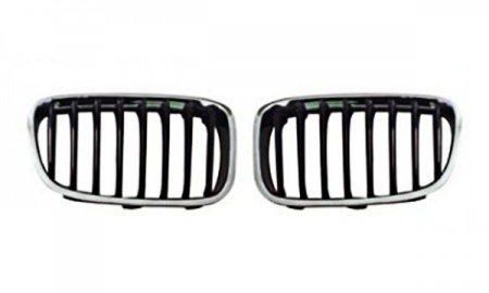 BMW 1 SERIES '12-'14 F20 GRILLE HALF CHROME MUTE