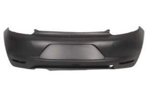 VW SCIROCCO 2008 REAR BUMPER W/O PDC HOLE