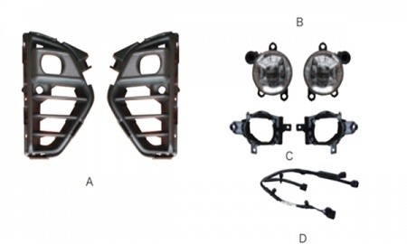 NISSAN E26 NV350 2022  FOG LAMP KIT