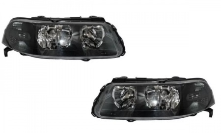 VW Pointer Gti 2000-2005 Doble Foco Fondo HEAD LAMP BLACK
