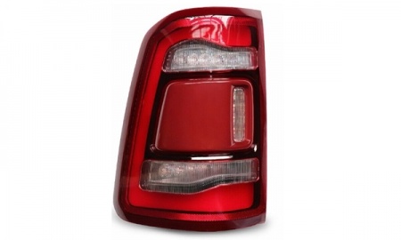 DODEG RAM 1500 2019-2020 TAIL ALMP LED W/O BLIND SPOT DETESTION CHROME  TRIM