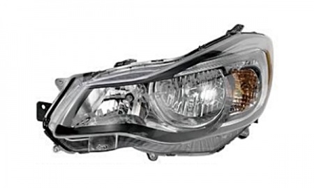 SUBARU IMPREZA 13-16 HEAD LAMP（USA,CHROME BLACK BEZEL,MANUL）