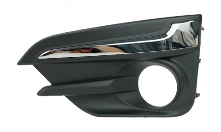 SUBARU IMPREZA 18-19 FOG LAMP COVER（W/HOLE,CHROME STRIP）