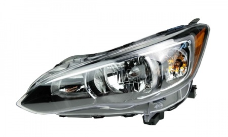 SUBARU IMPREZA 18-22 HEAD LAMP（USA,CHROME BLACK BEZEL,MANUL）