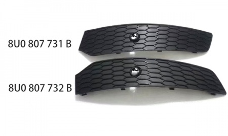 AUDI Q3'16 S-LINE rear bumper spoiler cover SIDE
