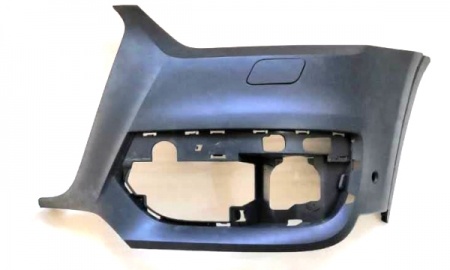Q3 '13 Front bumperL CORNER W/ washer W/ washer cover W/ sensor hole